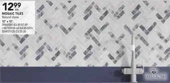 Lowe's Trustone mosaic tiles 12" x 12" offer