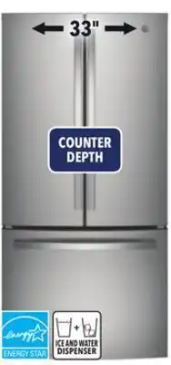 Lowe's Ge appliance 18.61 cu. ft. refrigerator offer