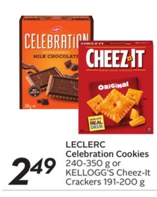 Sobeys Leclerc celebration cookies offer