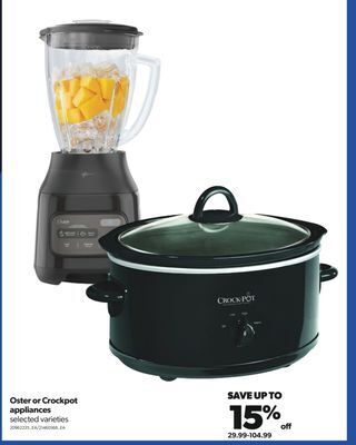 Real Canadian Superstore Oster or crockpot appliances offer