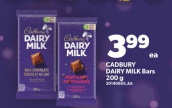 Real Canadian Superstore Cadbury dairy milk bars, 200 g offer