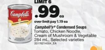 Real Canadian Superstore Campbell's® condensed soups, 284 ml offer