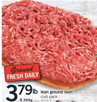Fortinos Lean ground beef offer