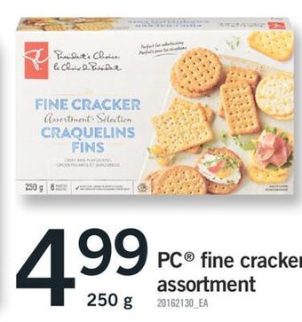 Fortinos Pc® fine cracker assortment, 250 g offer