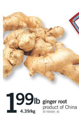 Fortinos Ginger root offer