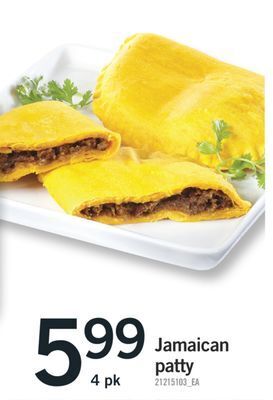 Fortinos Jamaican patty, 4 pk offer