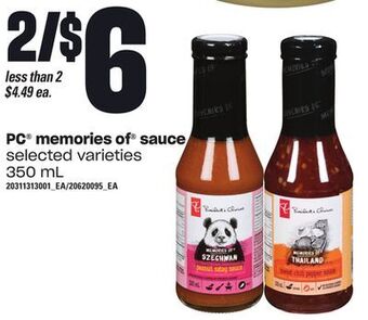 Independent Grocer Pc® memories of® sauce, 350 ml offer