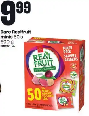 Independent Grocer Dare realfruit minis, 50's, 600 g offer