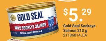Independent Grocer Gold seal sockeye salmon, 213 g offer