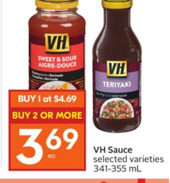 Foodland Vh sauce selected varieties 341-355 ml offer