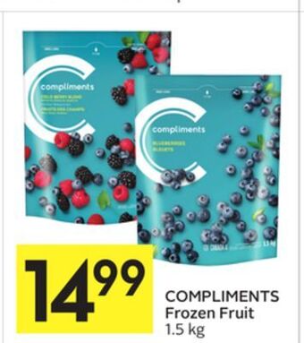 Foodland Compliments frozen fruit 1.5 kg offer