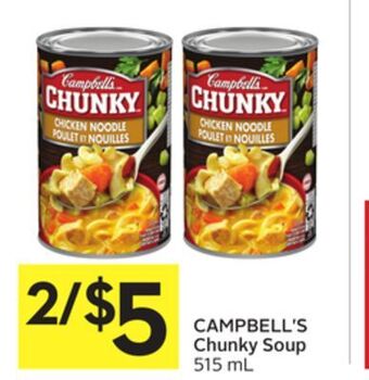 Foodland Campbell's chunky soup 515 ml offer