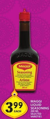 Food Basics Maggi liquid seasoning offer