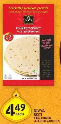 Food Basics Divya roti offer
