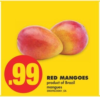 No Frills Red mangoes offer