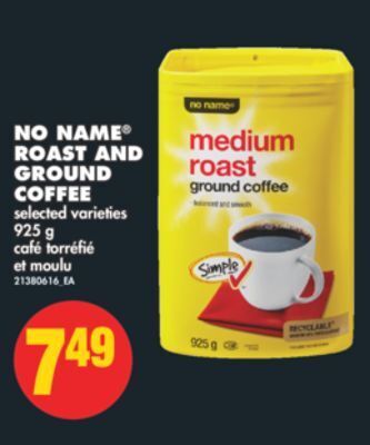 No Frills No name® roast and ground coffee, 925 g offer