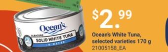 Loblaws Ocean's white tuna, 170 g offer