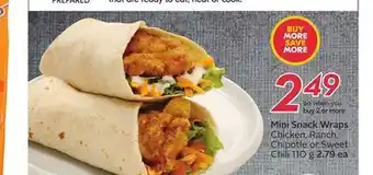 Sobeys Mini snack wraps offer