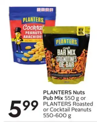 Sobeys Planters nuts pub mix offer
