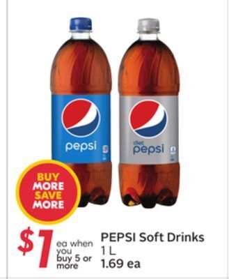 Sobeys Pepsi soft drinks offer