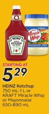 Sobeys Heinz ketchup offer