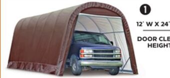 Canadian Tire Shelterlogic garage-in-a-box suv/truck shelter offer