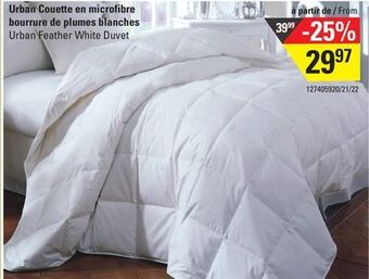 Sushi Shop Urban feather white duvet offer
