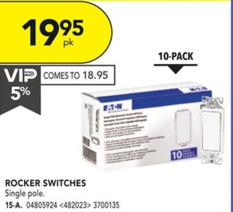 RONA Eaton 10-pack rocker switches offer