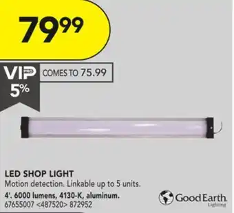RONA Good earth led shop light 4' offer