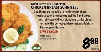 Farm Boy Farm boy™ chef-prepped chicken breast schnitzel offer