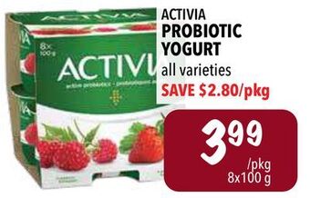 Farm Boy Activia probiotic yogurt offer