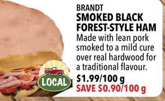 Farm Boy Brandt smoked black forest-style ham offer