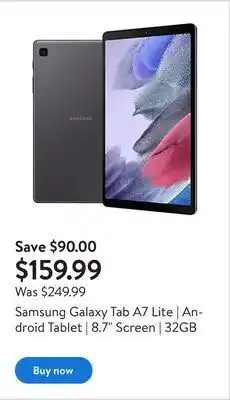 Walmart Samsung galaxy tab a7 lite | android tablet | 8.7" screen | 32gb offer