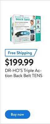 Walmart Dr-ho's triple action back belt tens offer