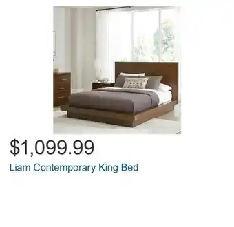 Costco Liam contemporary king bed offer