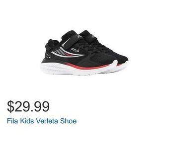 Costco Fila kids verleta shoe offer