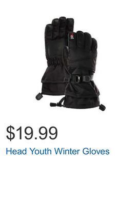 Costco Head youth winter gloves offer