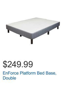 Costco Enforce platform bed base, double offer