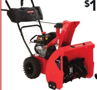 RONA Craftsman 2-stage snowblower offer