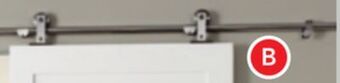 RONA Colonial elegance "loft" door rail, 78" offer