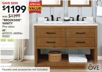 RONA Ove "brookside" vanity 48" offer