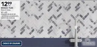 RONA Trustone mosaic tiles 12" x 12" offer