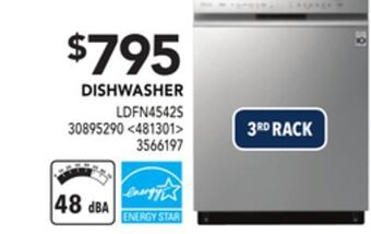 RONA Lg dishwasher offer