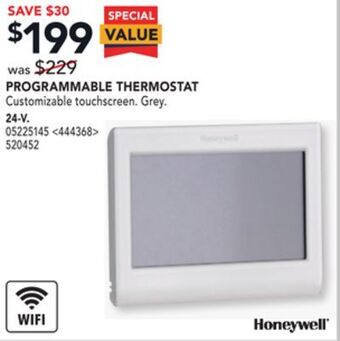 RONA Honeywell programmable thermostat offer