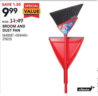 RONA Vileda broom and dust pan offer
