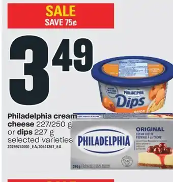 Philadelphia cream 227/250 g dips 227 g