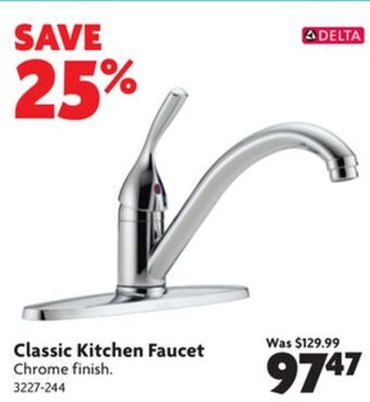 Home Hardware Classic kitchen faucet offer