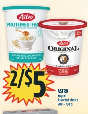 Marché Adonis Astro yogurt offer