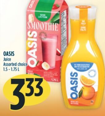 Marché Adonis Oasis juice offer