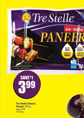 FreshCo Tre stelle cheese paneer 350 g offer